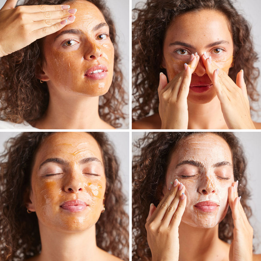 Masque exfoliant visage peau sensible