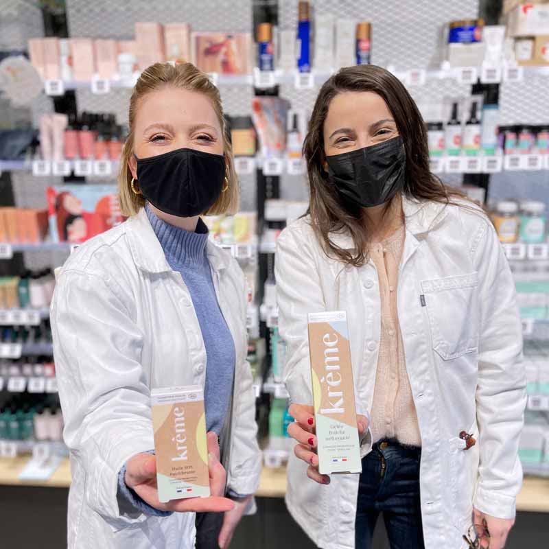 Krème dans 700 pharmacies