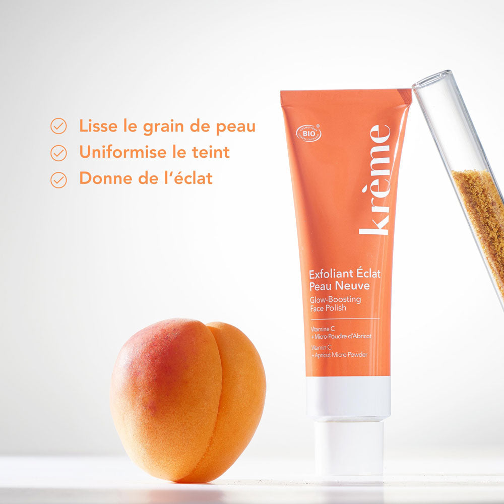 Gommage visage bio pour peau sensible