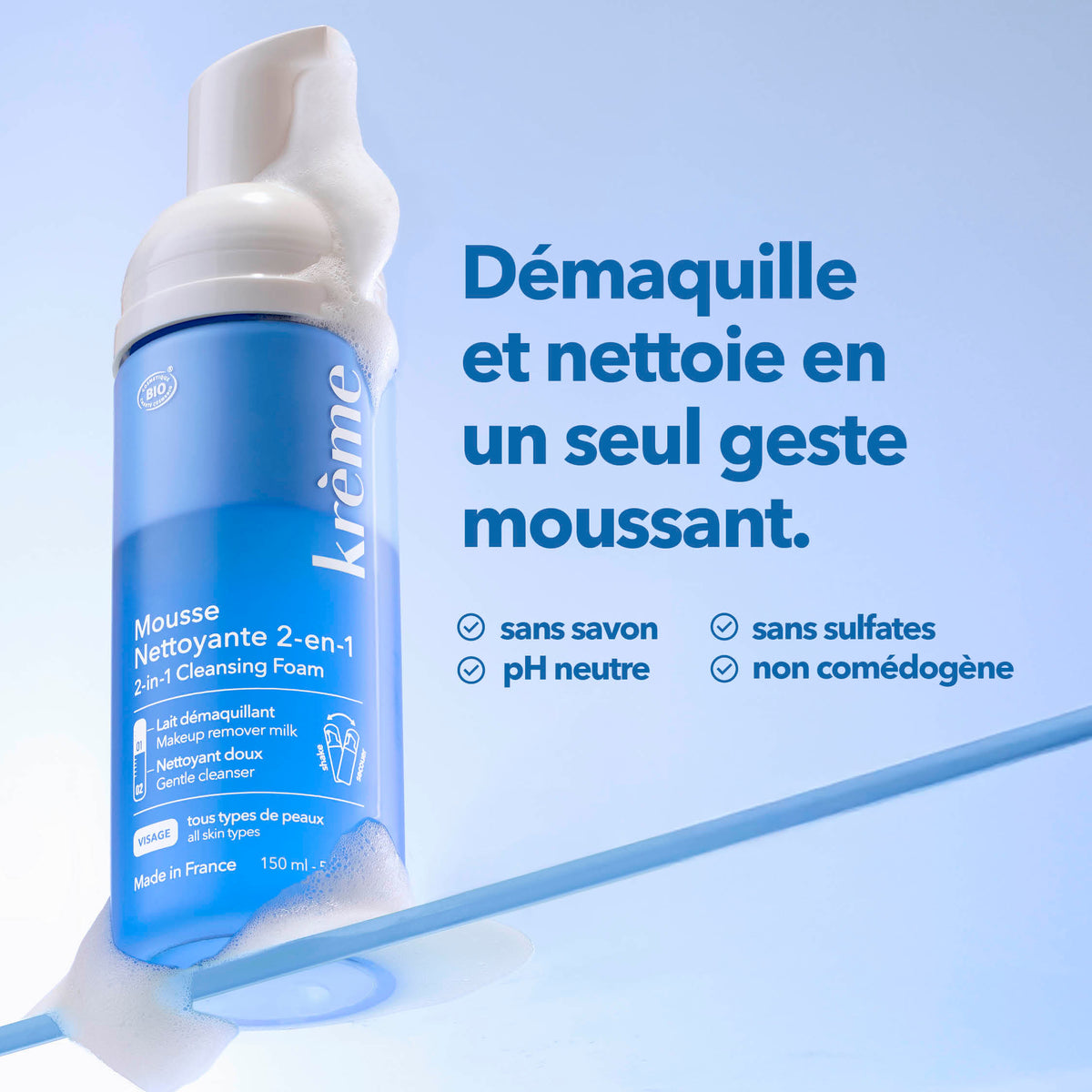 Duo Mousse Nettoyante et BB Crème Apaisante
