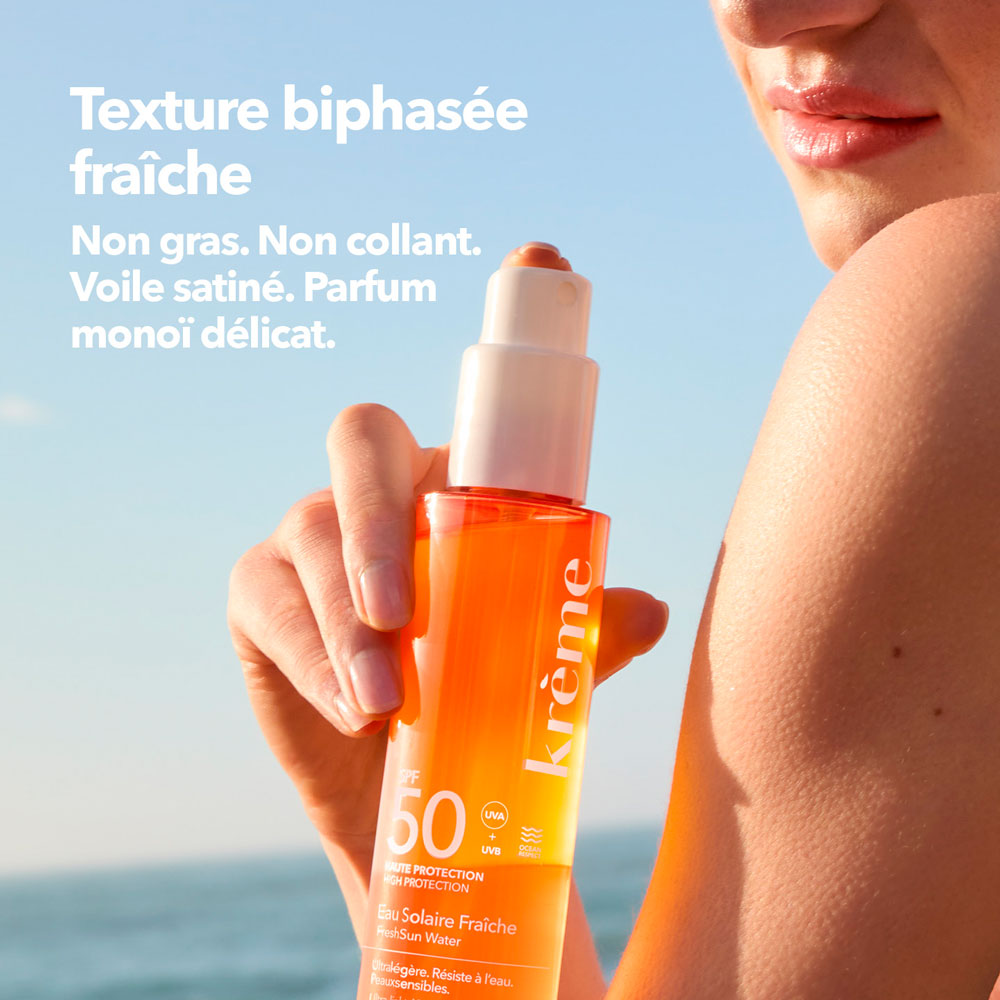 Texture biphasée Eau Solaire
