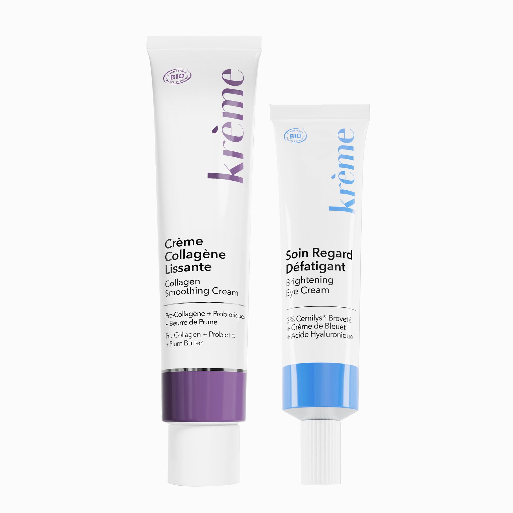 Routine duo anti-âge bio visage yeux