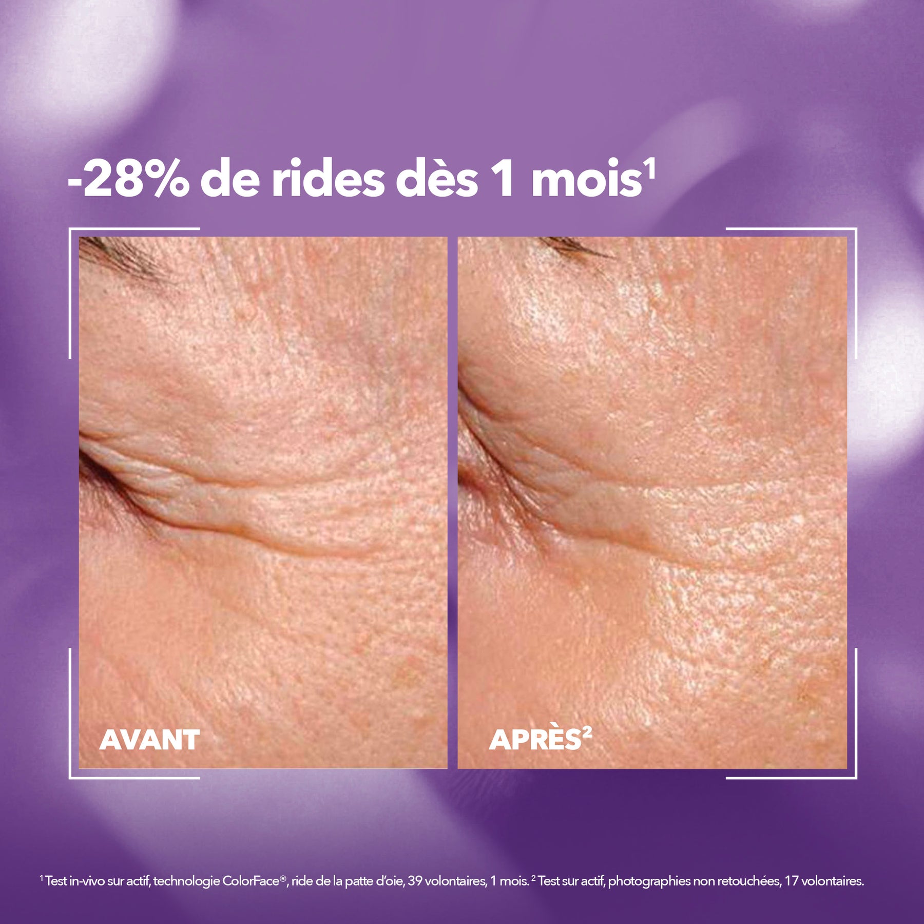 Krème avant après sérum yeux anti rides