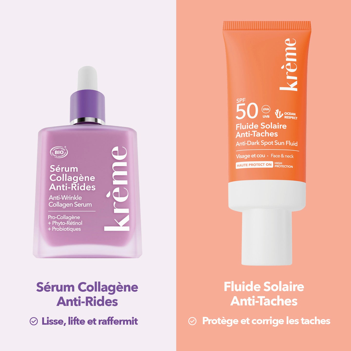 Krème sérum fluide rides taches