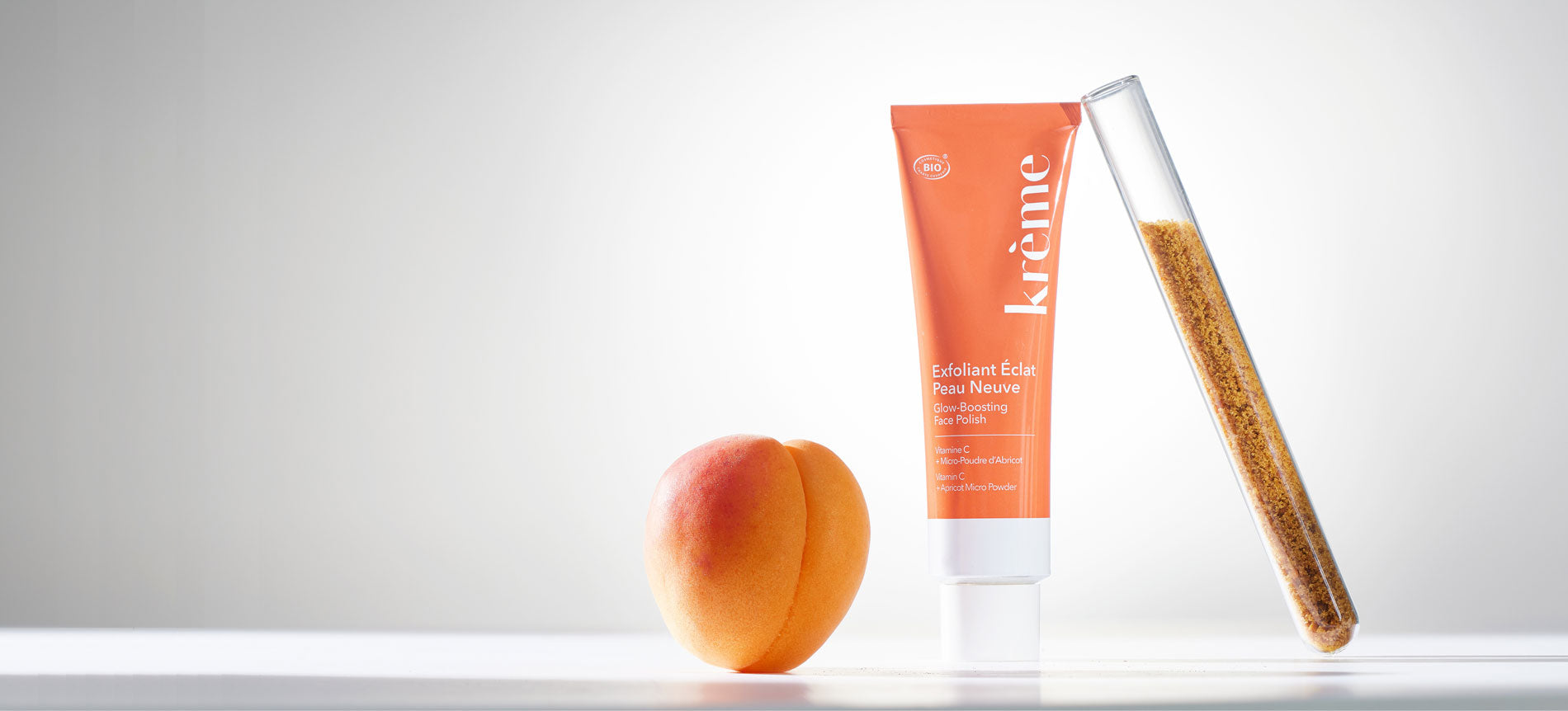 Exfoliant abricot bio et 100% naturel