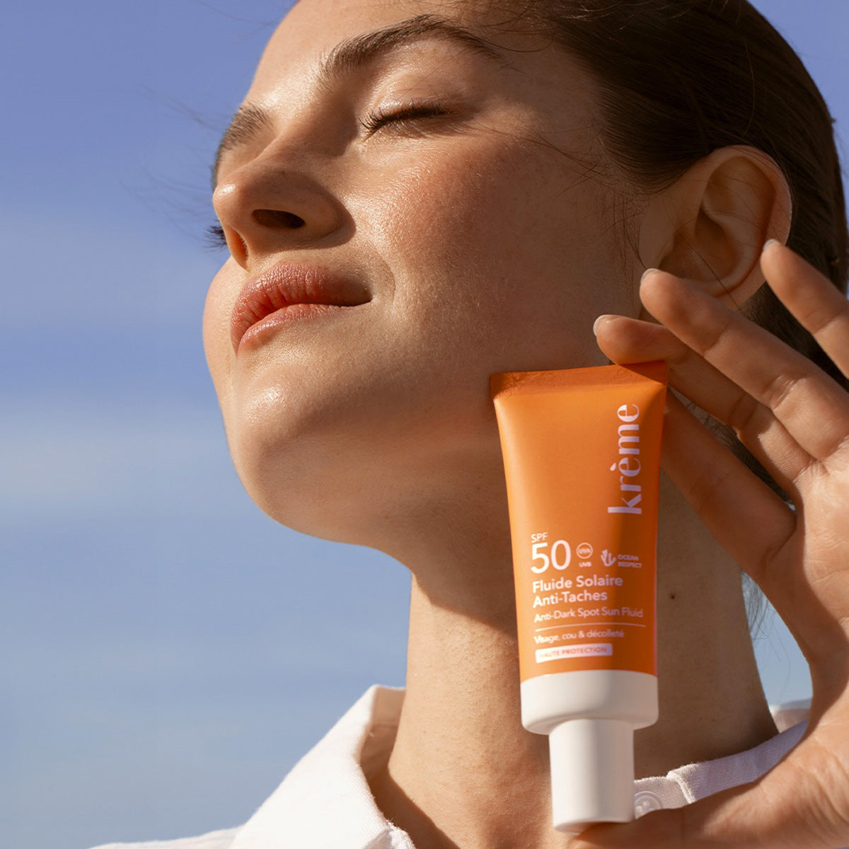 Fluide solaire anti tache antioxydant