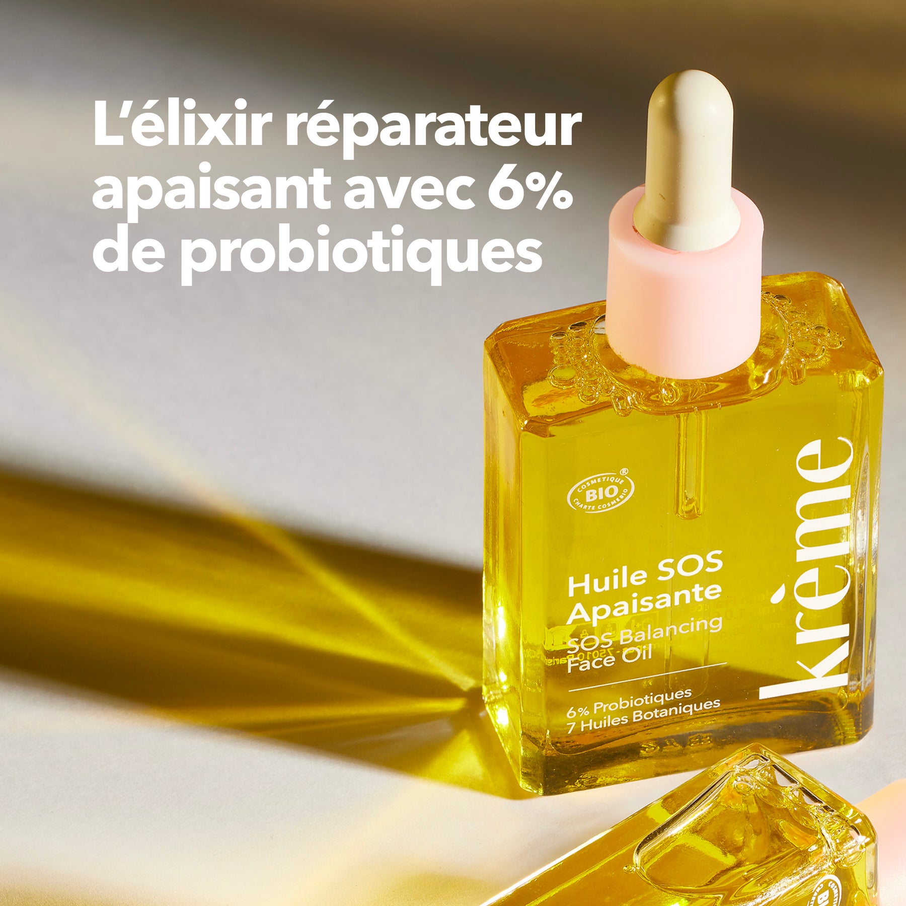 Huile SOS Apaisante Élixir Réparateur Probiotiques
