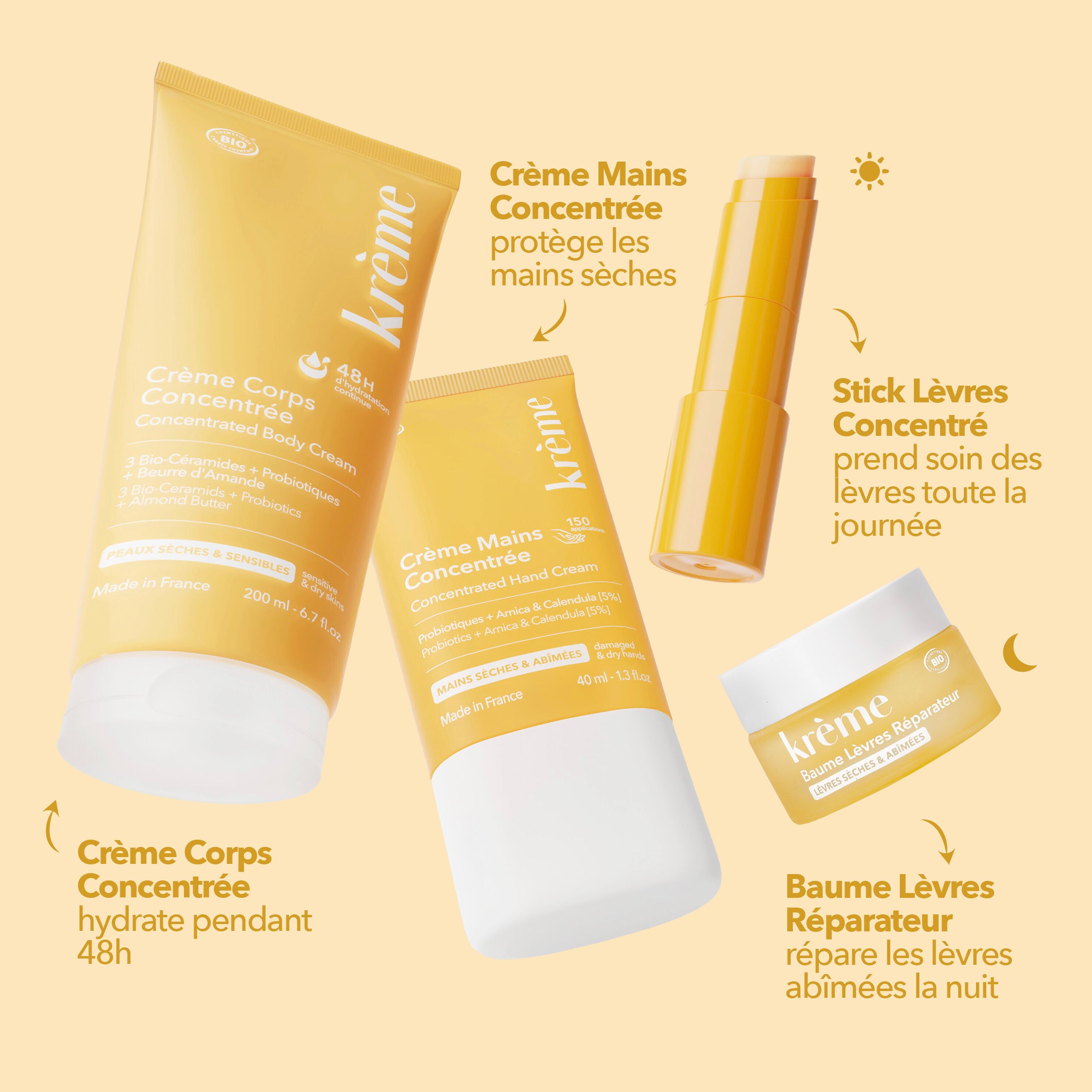 Krème Crème Mains Concentrée Gamme