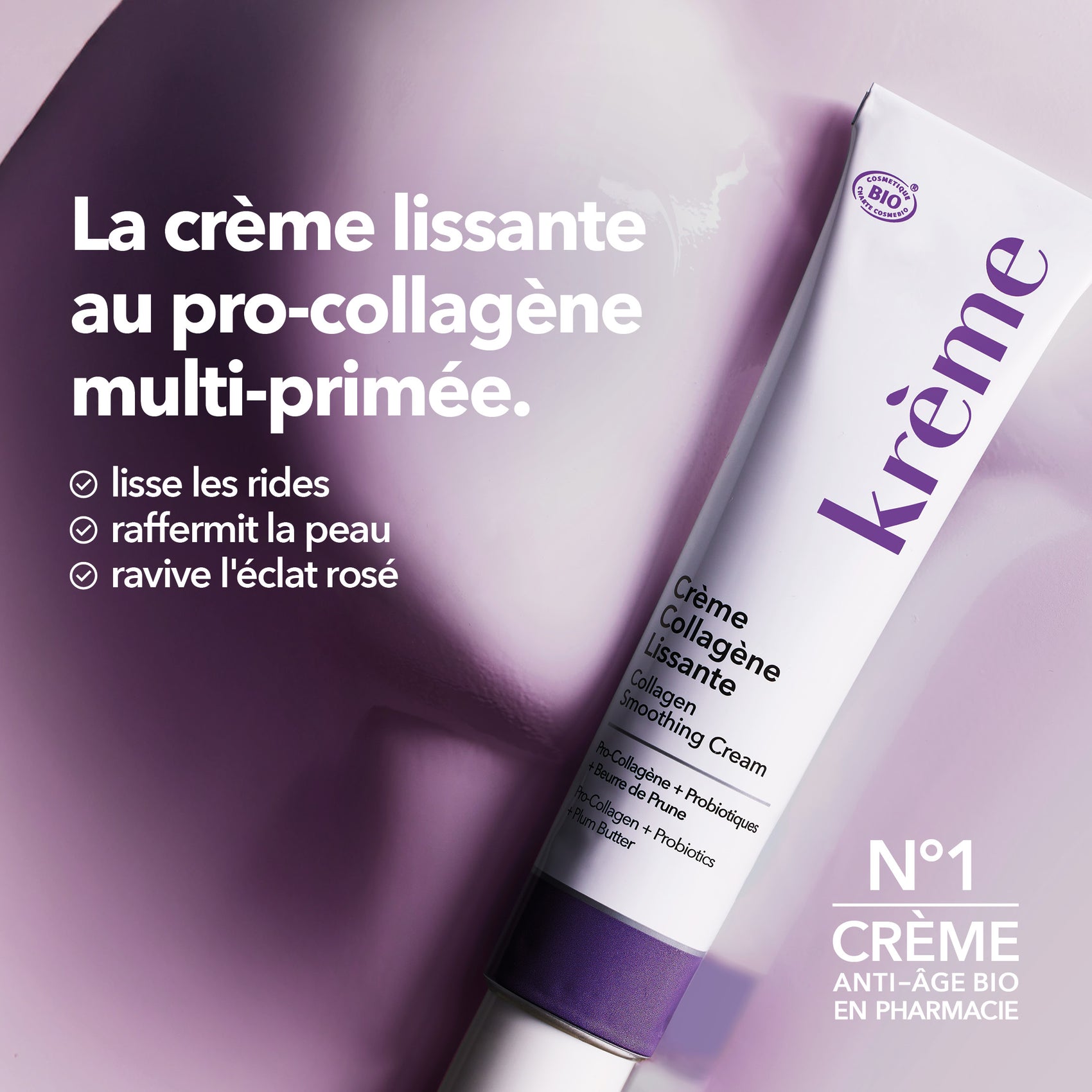 Crème Collagène Lissante Anti Rides | Victoires de la Beauté 2024
