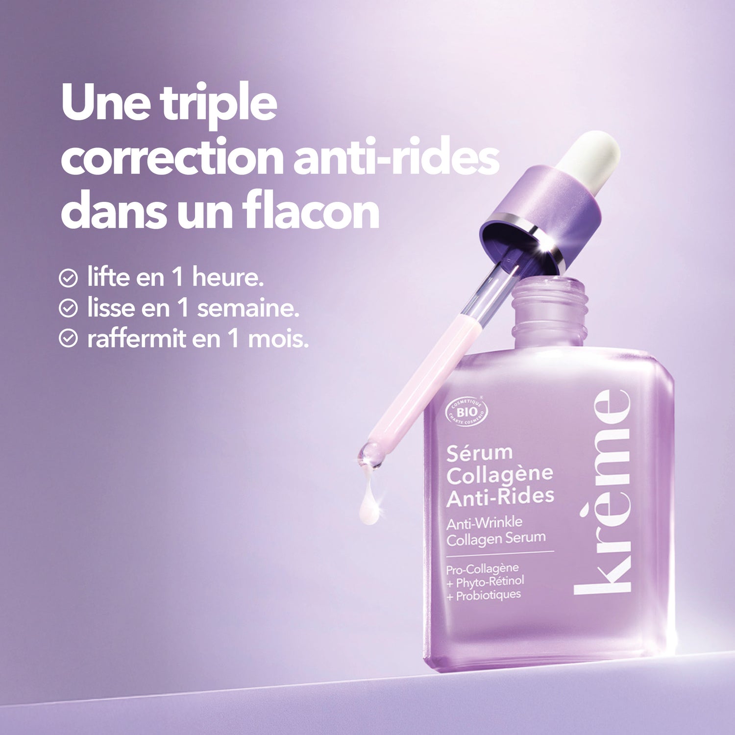 Sérum Anti-Rides au Collagène et Phyto-Rétinol | Krème