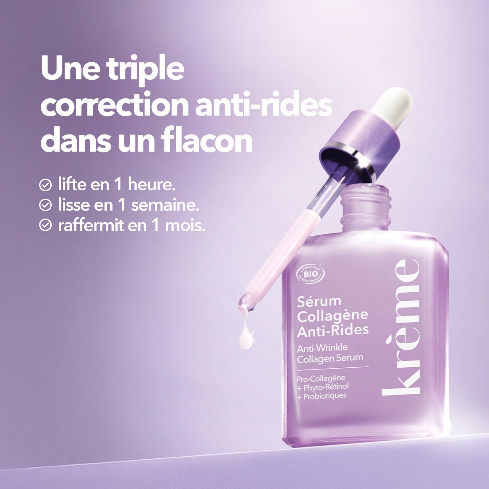 Sérum Anti-Rides au Collagène et Phyto-Rétinol | Krème