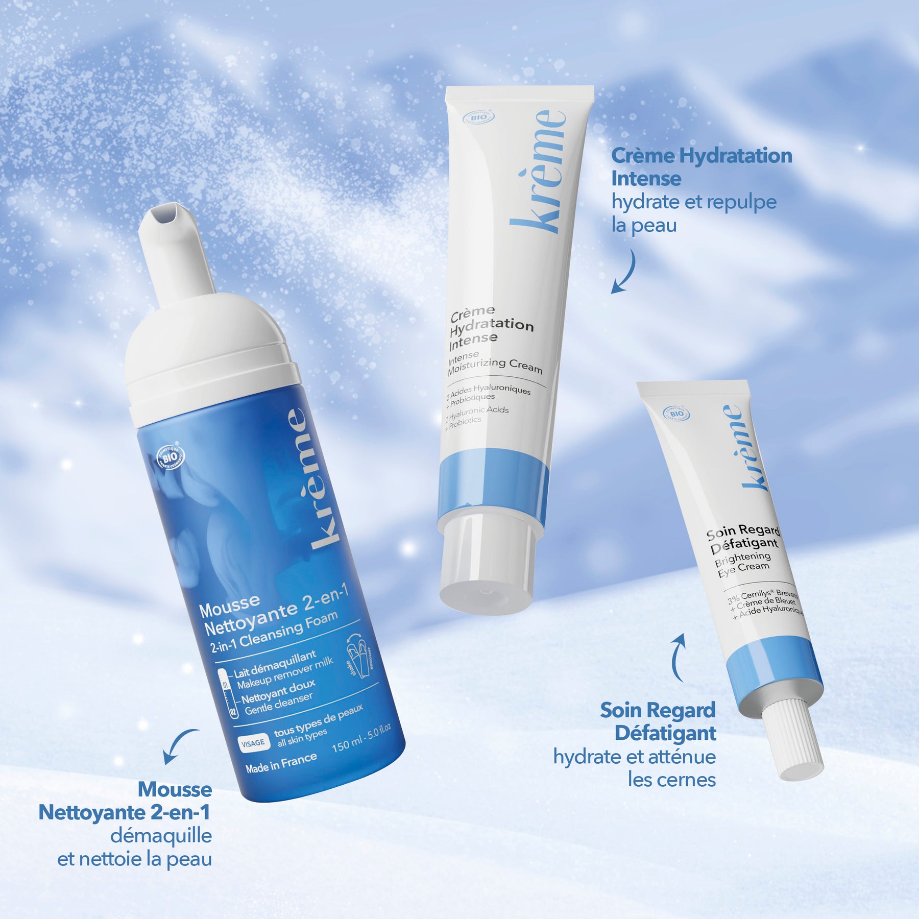 Krème Routine Purifiante Hydratante Contenu