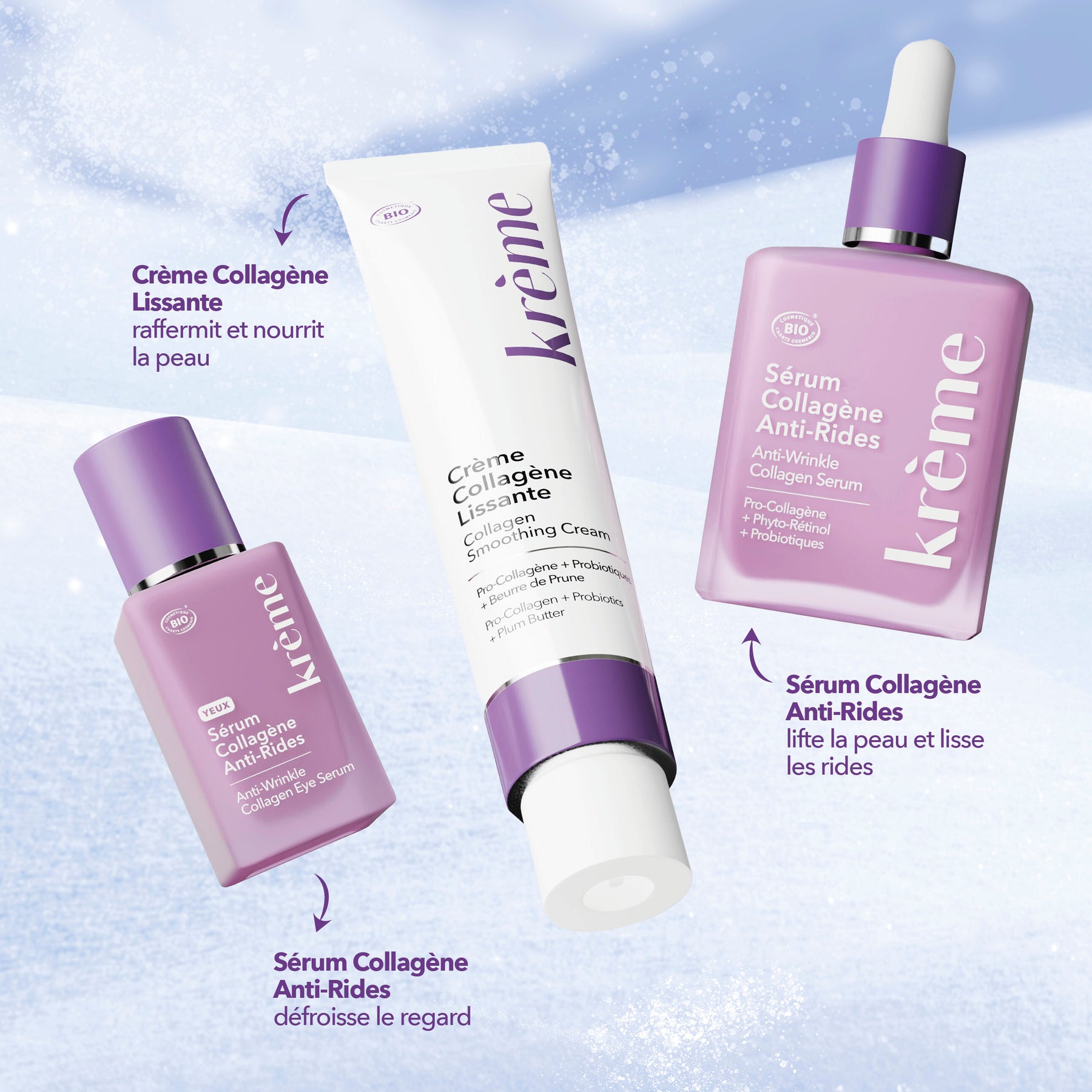 Krème Trio Collagène Contenu