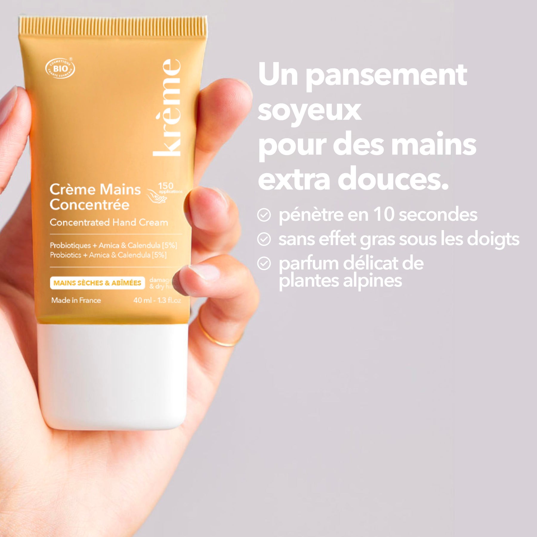 Krème Crème Mains Concentrée Pansement Soyeux
