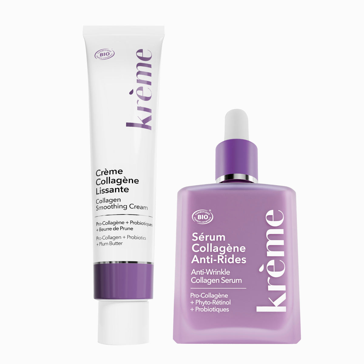 Duo Collagène Anti-Rides - Sérum et crème anti-rides