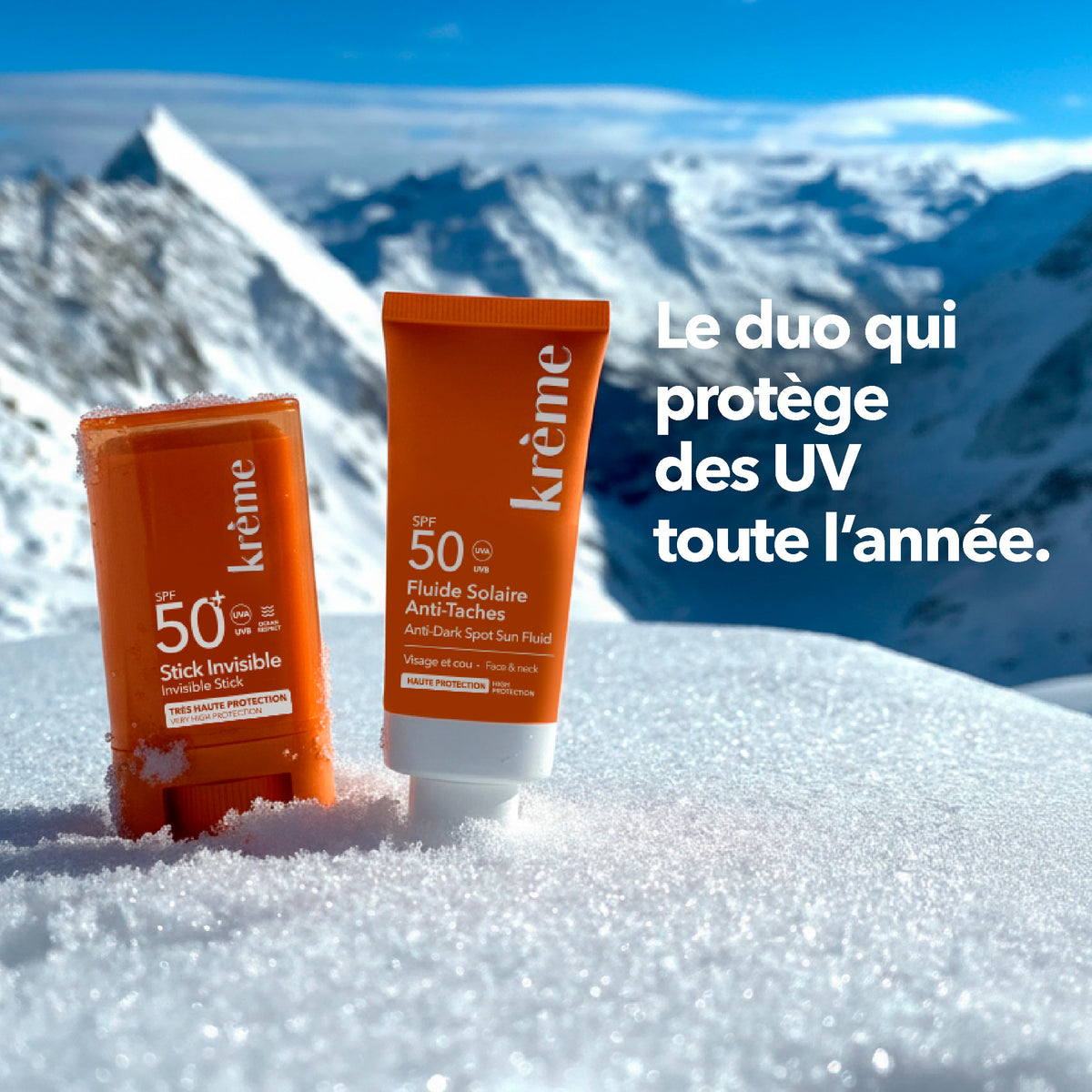 Duo Solaire Invisible Stick + Fluide