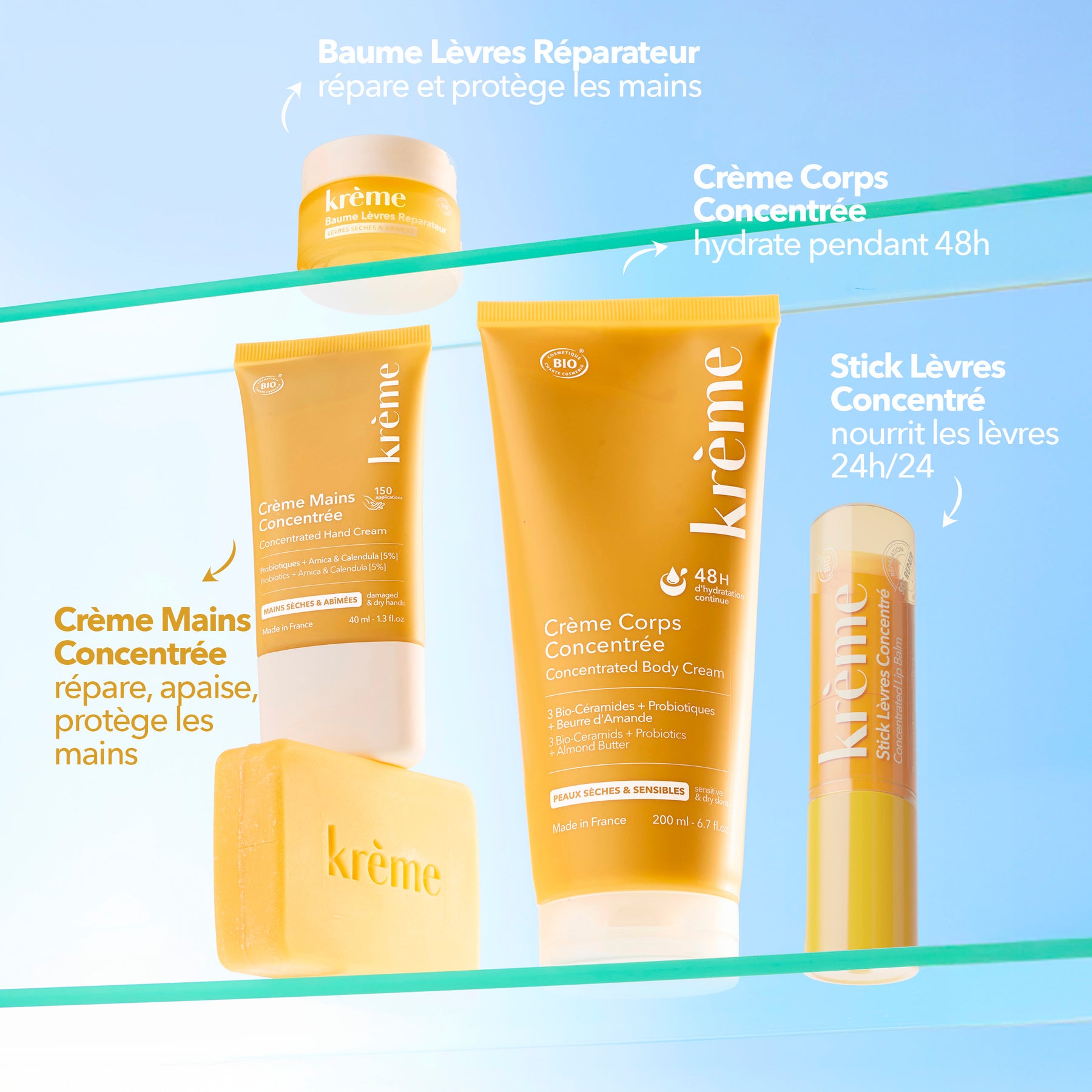 Krème Gamme Corps Concentrée Réparatrice