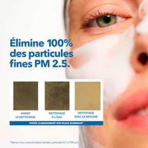 Mousse Nettoyante élimine 100% des particules fines