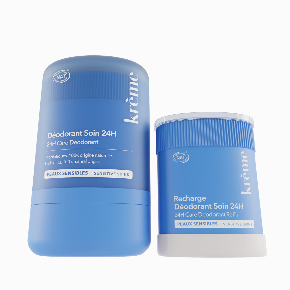 Duo Déodorant Soin 24h + Recharge