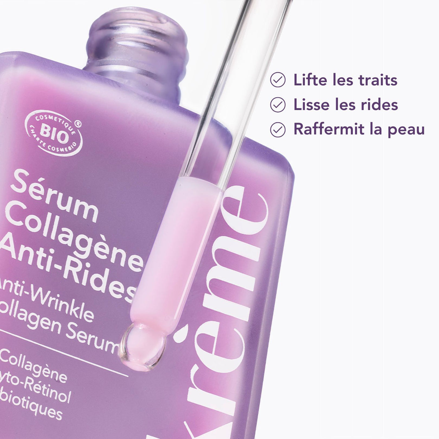 Creme Ride Sérum Anti-Rides au Collagène et Phyto-Rétinol | Krème